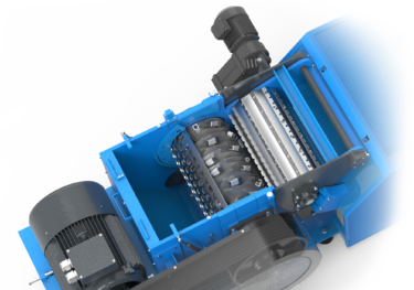 GROSS GHZ Horizontal Shredder Innenansicht
