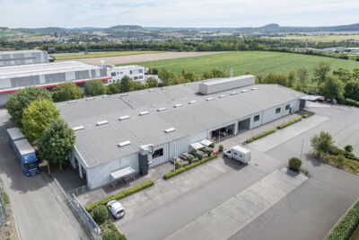 Luftaufnahme des GROSS Firmensitzes in Ilsfeld