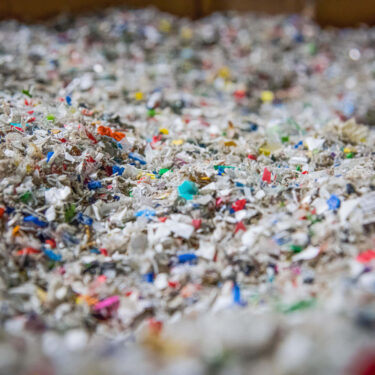 Bunte Kunststoff Flakes